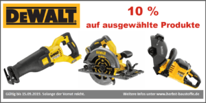 DeWalt 10% Sonderaktion