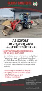 Schüttgüter in vers. Formen für Ihr Bauprojekt