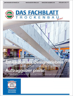 Das Fachblatt Trockenbau Ausgabe 01.2016