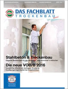 Das Fachblatt Trockenbau Ausgabe 03.2016